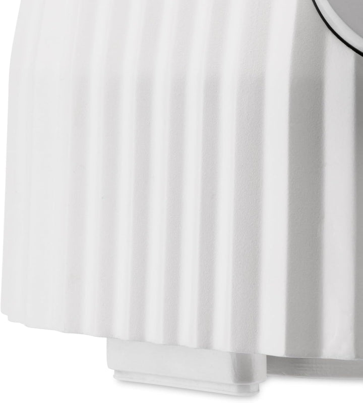 Alessi Plissé MDL09 W - Standmixer mit Abgestufter Karaffe, Thermoplastisches Harz, Europäischer Ste