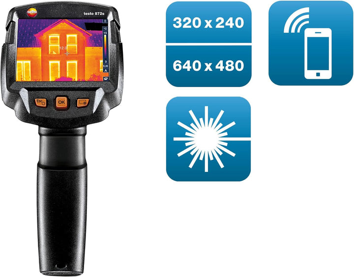 Testo 872s Wärmebildkamera -30 bis +650°C 320 x 240 Pixel 9Hz