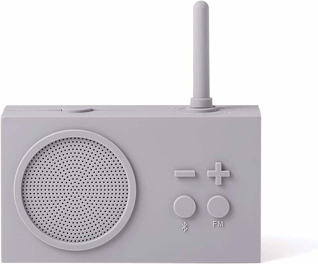 Lexon TYKHO 3 Tragbarer Bluetooth Lautsprecher mit FM Radio, Wasserdicht und Wiederaufladbarer Akku