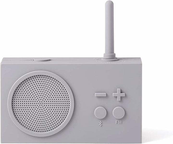 Lexon TYKHO 3 Tragbarer Bluetooth Lautsprecher mit FM Radio, Wasserdicht und Wiederaufladbarer Akku