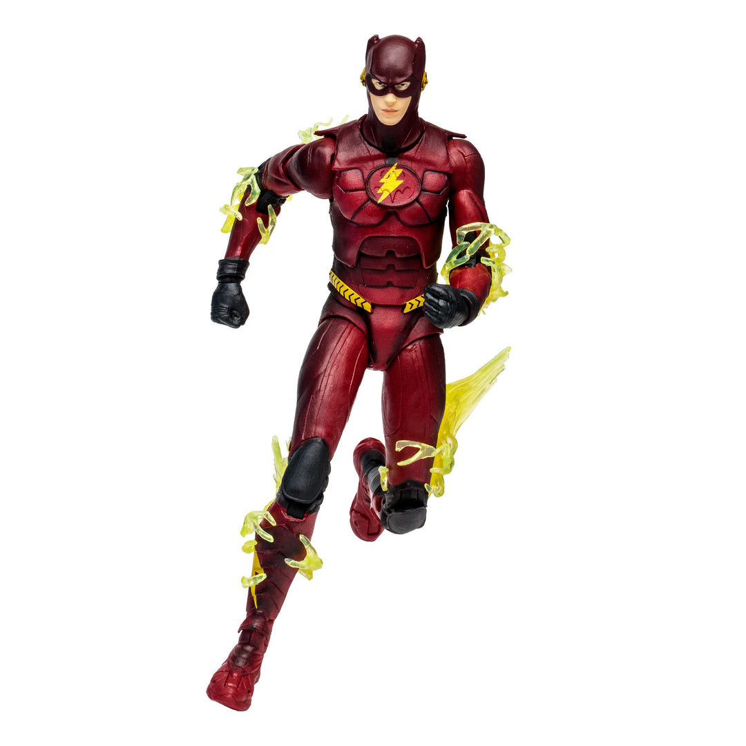 BANDAI - McFarlane Actionfigur DC Film The Flash, Batman-Anzug, Mehrfarbig, TM15516 Flash Batman-Kos