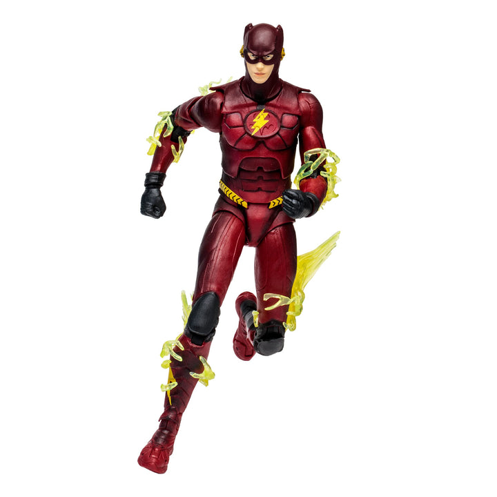 BANDAI - McFarlane Actionfigur DC Film The Flash, Batman-Anzug, Mehrfarbig, TM15516 Flash Batman-Kos