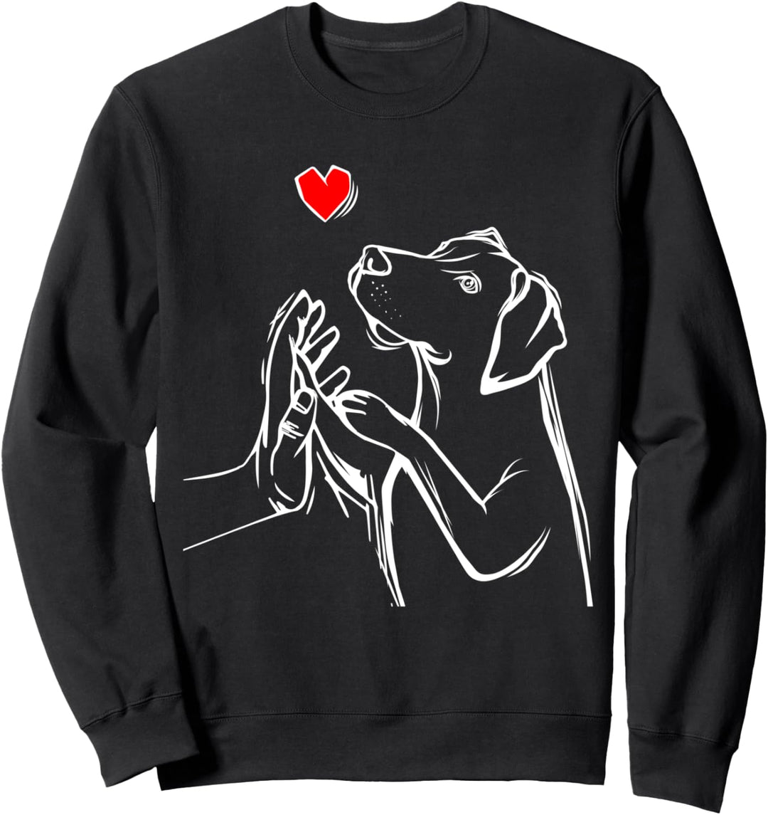 Magyar Vizsla Liebe Hunde Mama Frauchen Kinder Mädchen Sweatshirt