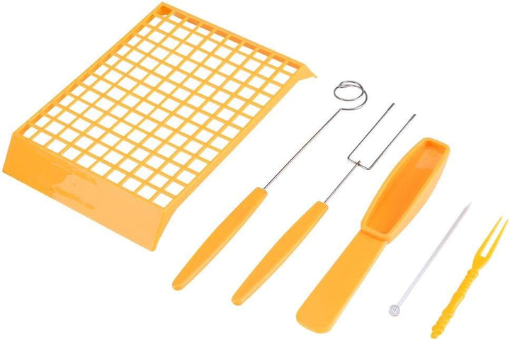 Elektrische Pralinenschmelze Schmelztiegel Fondue Schmelzmaschine Küchenwerkzeug mit DIY Formsatz zu