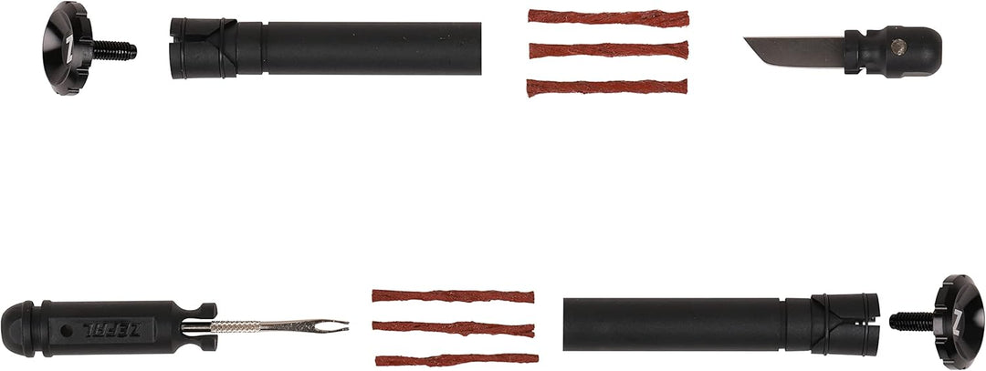 Zefal Zéfal ZEFAL Unisex – Erwachsene Zéfal Reparatur Tubeless Z Bar Plug 2 Griffeinsätze mit Ahle,