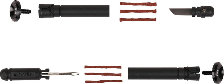 Zefal Zéfal ZEFAL Unisex – Erwachsene Zéfal Reparatur Tubeless Z Bar Plug 2 Griffeinsätze mit Ahle,