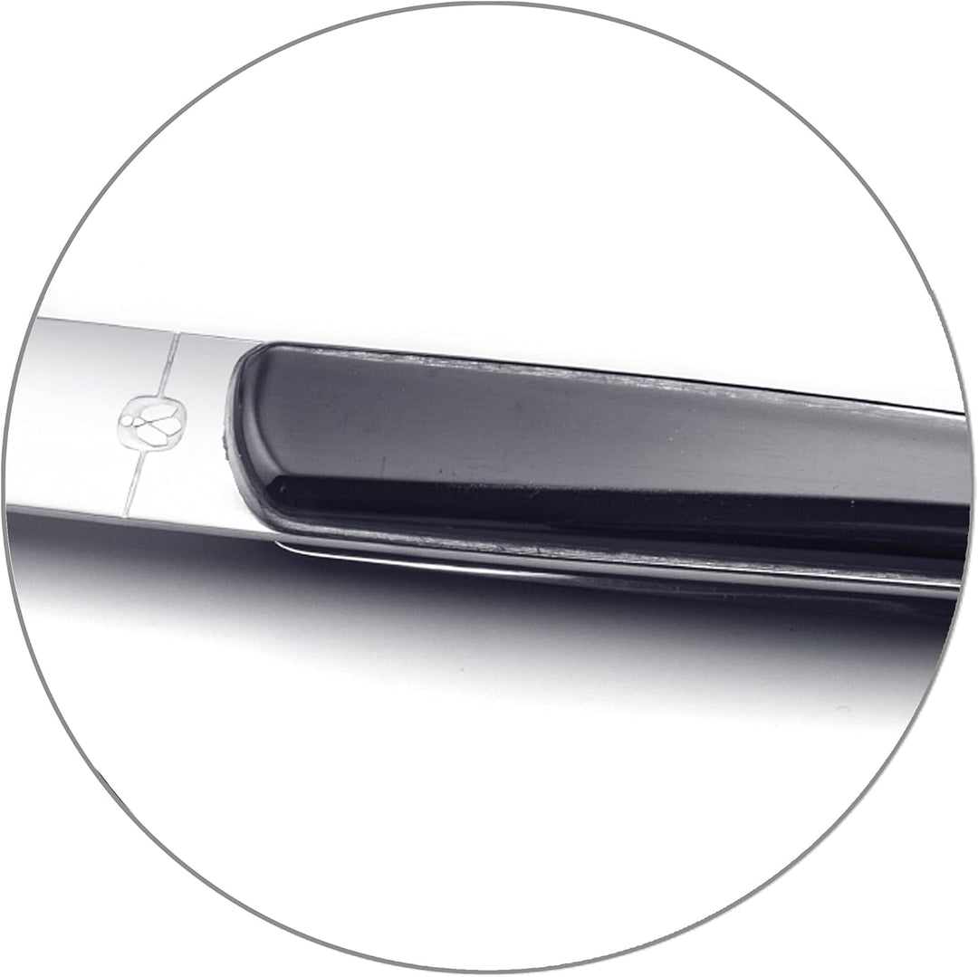 Lou Laguiole Besteck MONTANA, Tafelbesteck für 6 Personen, 18/0 Edelstahl mit kristallierter Dekorgr