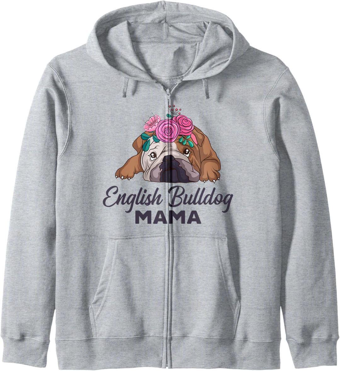 Englische Bulldogge Hunde Mama Bully Mom Geschenkidee Kapuzenjacke