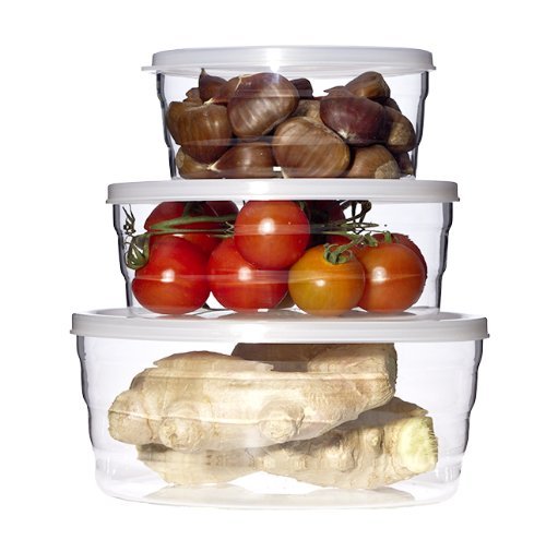 Trendglas Jena Mikrowellen 3-er Set Centric (0,5 / 0,8 / 1,6 Liter)