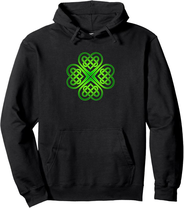 Kleeblatt, Keltisch, Irischer Klee, St. Patricks Day, Kelten Pullover Hoodie