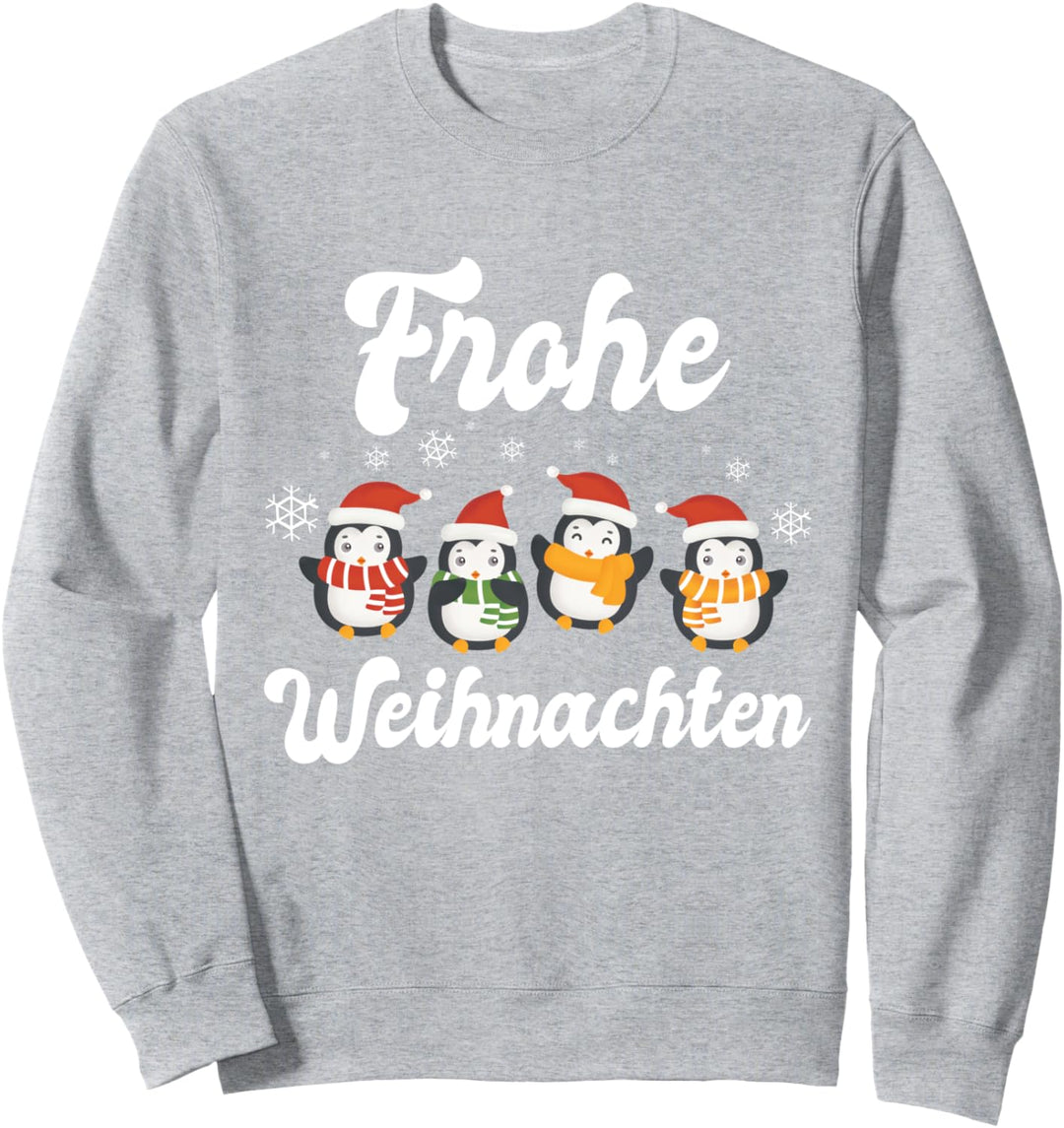 Weihnachten Pinguine Weihnachtsmann Sweatshirt