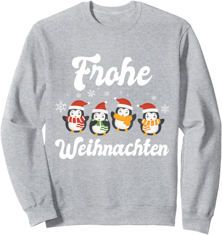 Weihnachten Pinguine Weihnachtsmann Sweatshirt