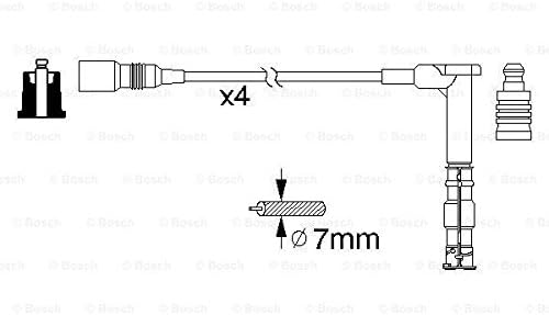 Bosch 0986356351 - Zündleitung - 1 Stück