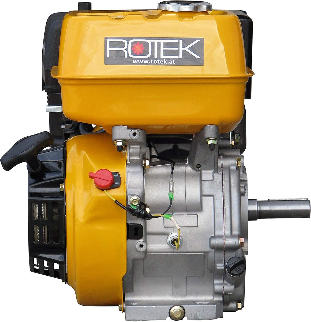 Rotek luftgekühlter 1-Zylinder 4-Takt 270ccm Benzinmotor, EG4-0270-5H-S2 zylindrisch D25 L:88mm (S2)