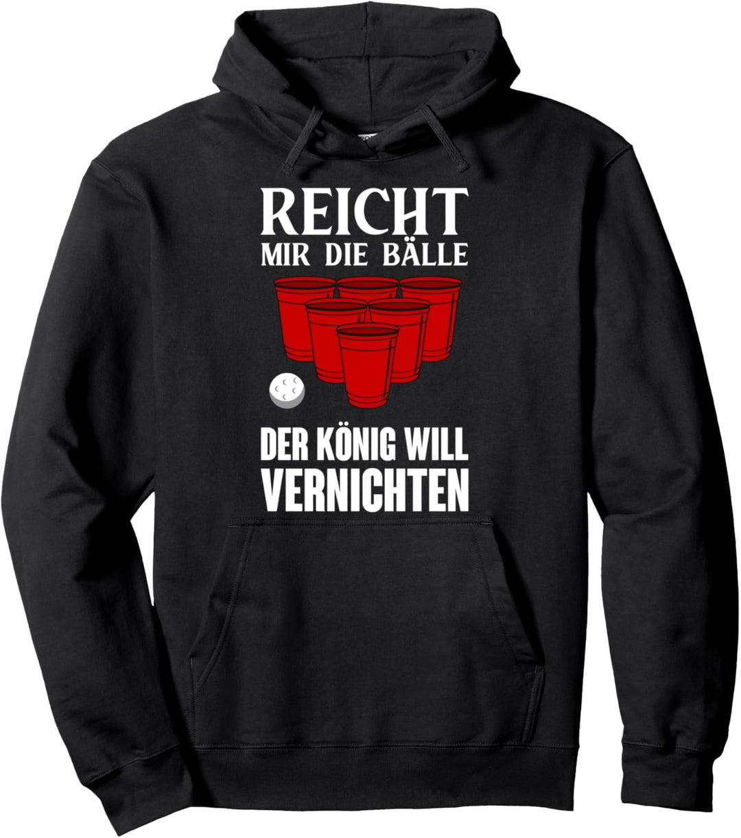Biert-shirt Schnaps Saufen Reichet mir die Bälle ihr Narren Pullover Hoodie