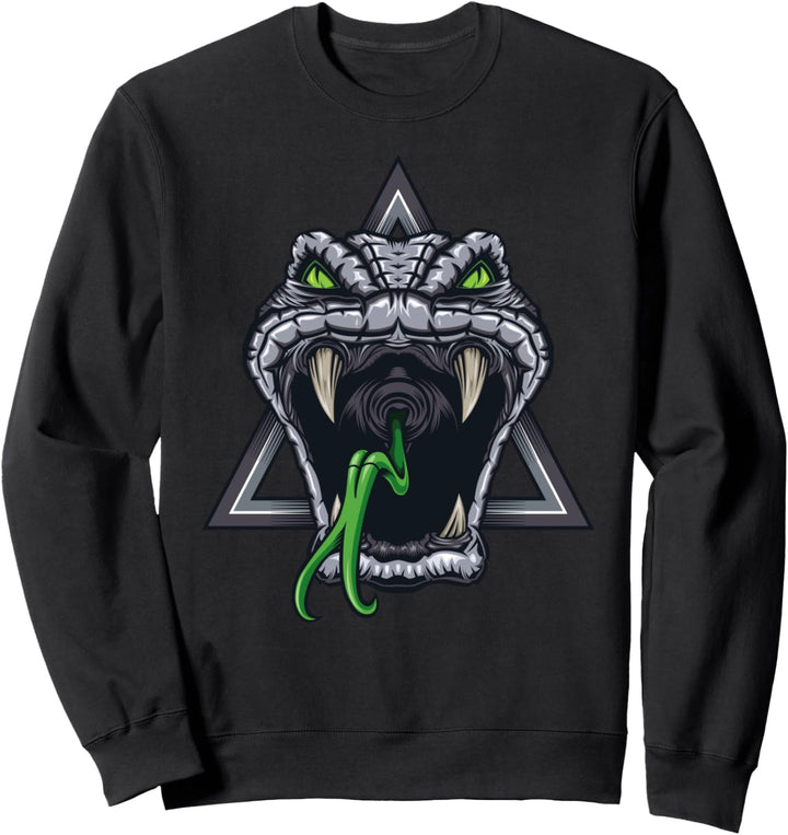 Snake illustration Schlange Sweatshirt
