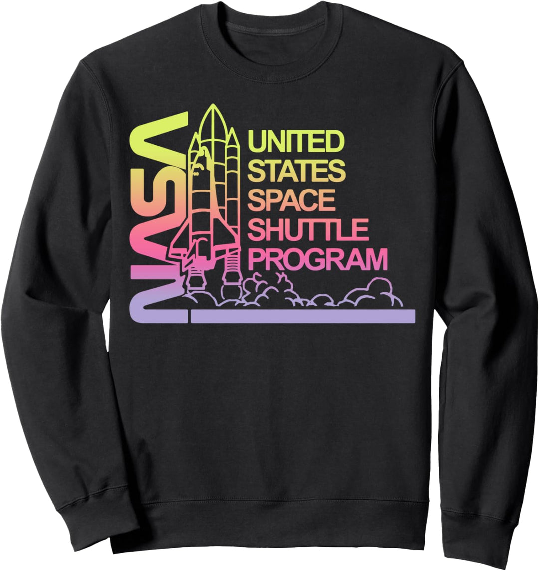 NASA United Stats Space Shuttle Program Pastel Gradient Sweatshirt