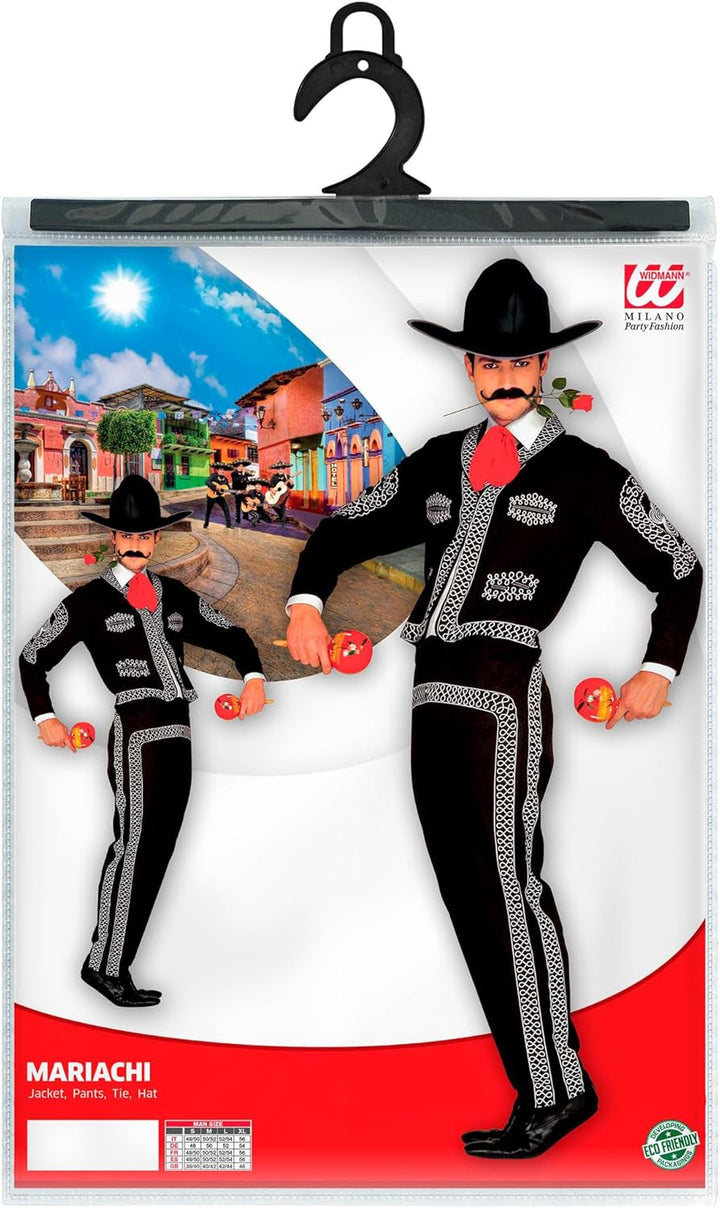 "MARIACHI" (jacket, pants, hat, tie) - (S), S