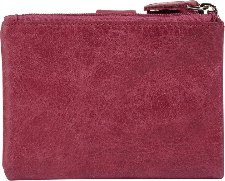 bruno banani Geldbörse Echt Leder Damen | RFID-Schutz, 8 Kartenfächer, kompakte Geldbörse, 2 Münzfäc