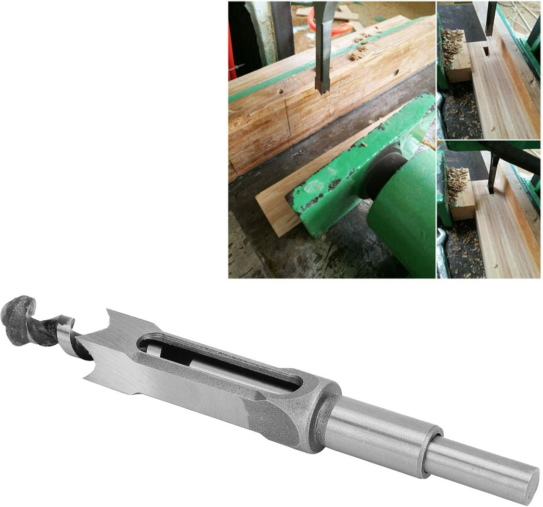 20mm Vierkantlochbohrer Holzbearbeitung Lager Stahl Holz Einsteckmeissel Lochbohrwerkzeug Bit Set