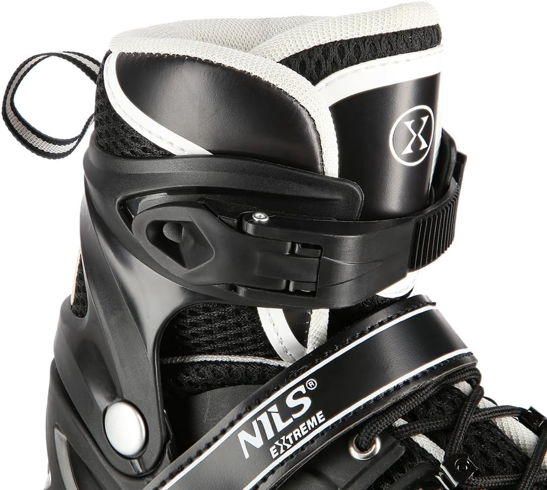 LED 4-in-1 Inline-Rollschuhe Triskates Schlittschuhe mit einstellbarer Grösse 31–42 Inlines ABEC7 fü