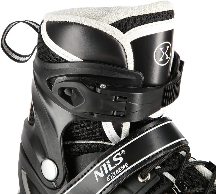 LED 4-in-1 Inline-Rollschuhe Triskates Schlittschuhe mit einstellbarer Grösse 31–42 Inlines ABEC7 fü