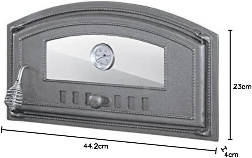 Sellon24® Backofentür aus Gusseisen Ofentür Pizzaofentür Steinofentür Brotofen H1008