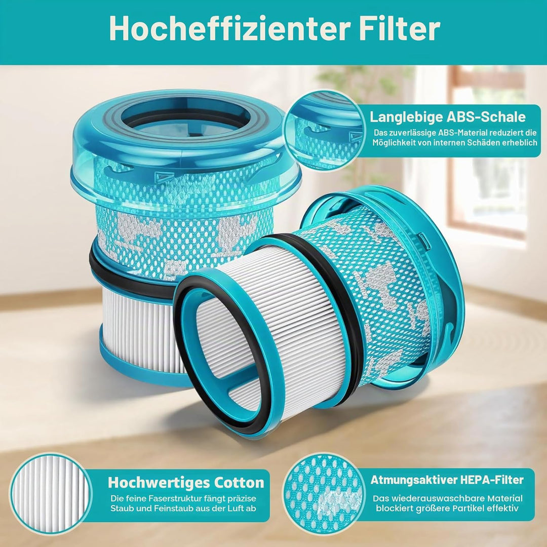 Waschbare Ersatzfilter für Dyson V16 Piston Animal/V16 Piston Animal Submarine DS60 Nass-Trockensaug