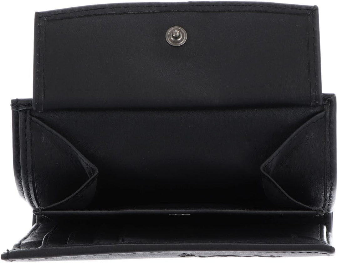 Oxmox Leather Kombibörse 12 cm black Schwarz, Schwarz