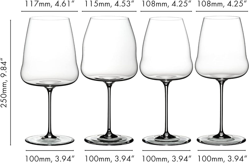 Riedel Winewings Weinglas-Verkostungsset, transparent, 4 Stück, Verkostungsset