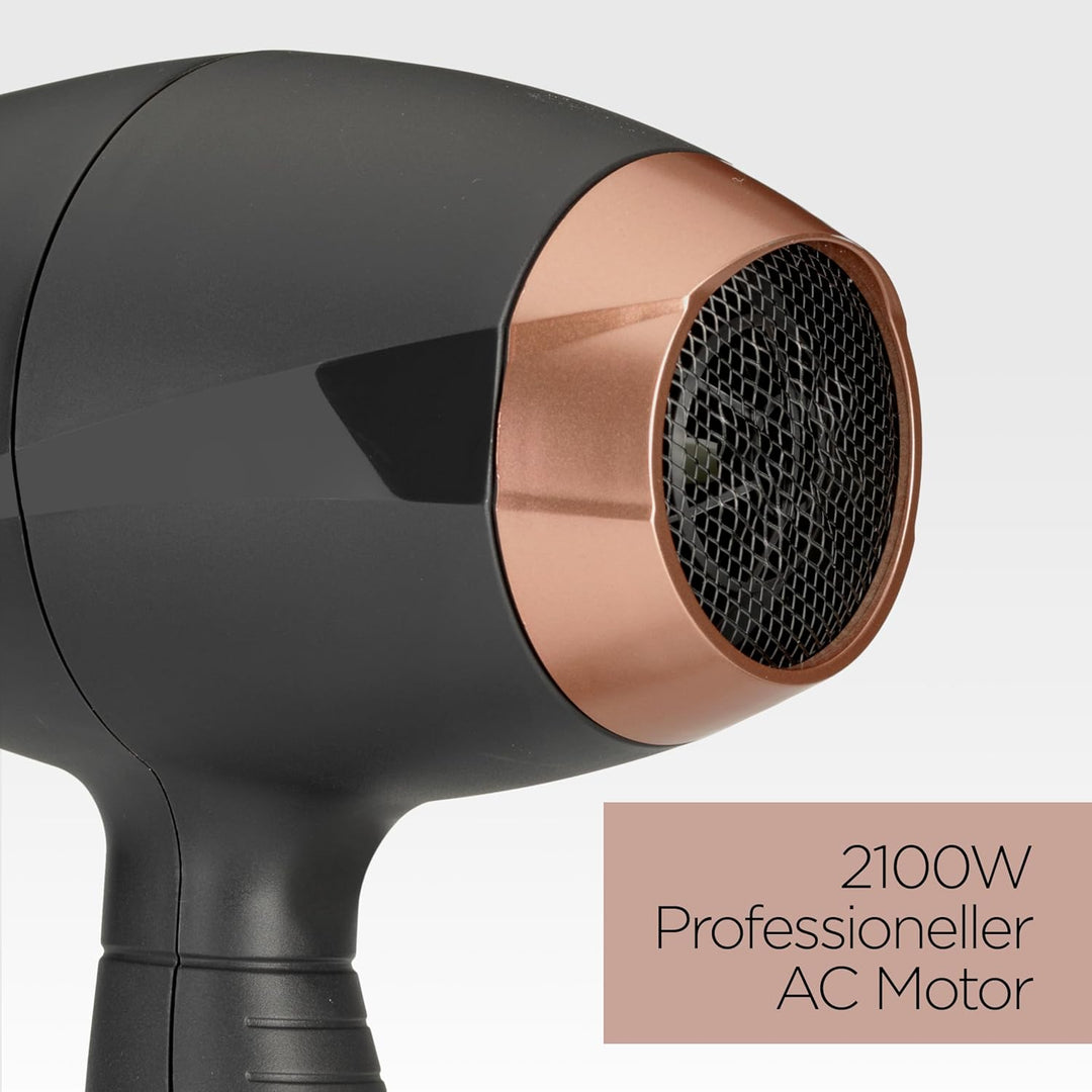 BaByliss Smooth Pro 2100 Haartrockner, Föhn mit leistungsstarken 2100 Watt, Made In Italy, Ionen-Tec