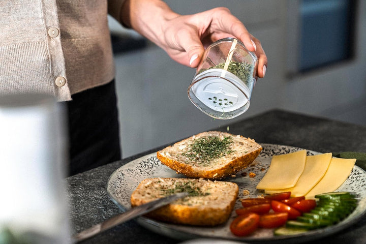 ZWILLING FRESH & SAVE CUBE Gewürzdosen 3-tlg., Grösse XS, Modulare & Stapelbare Vorratsdose, Luftdic