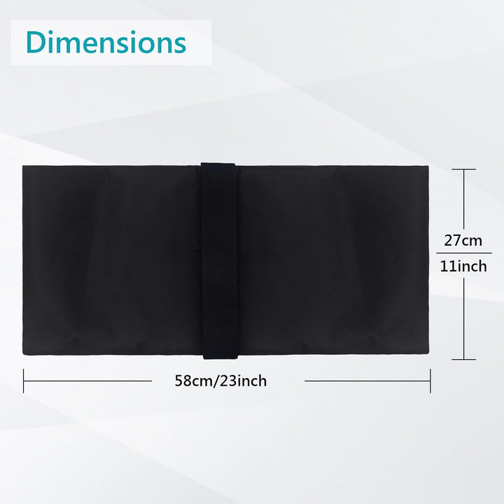 ABCCANOPY Sandsack Satteltasche Fotografie Gewicht Taschen für Video Ständer, 4 Packungen (schwarz),