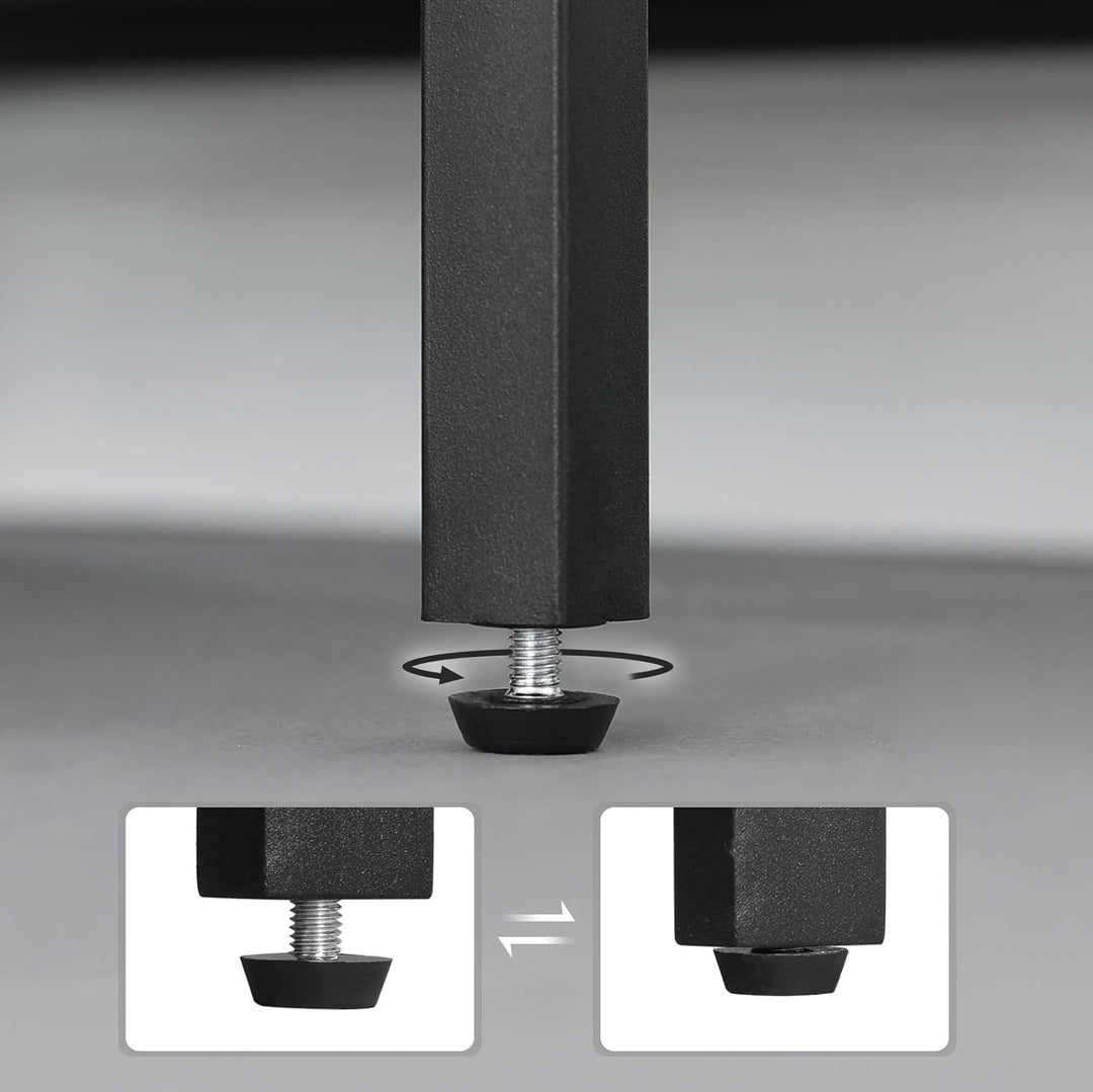 VASAGLE Beistelltisch, Nachttisch, Kleiner Sofatisch, Schlafzimmer, Wohnzimmer, einfacher Aufbau, st