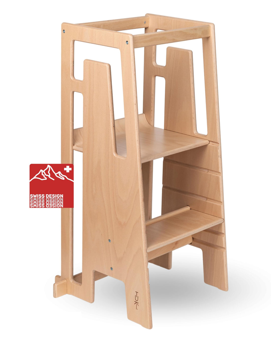 Tuki Lernturm ab 1 Jahr für Kinder Nature | Höhenverstellbar, hohe Standsicherheit, ergonomisches De