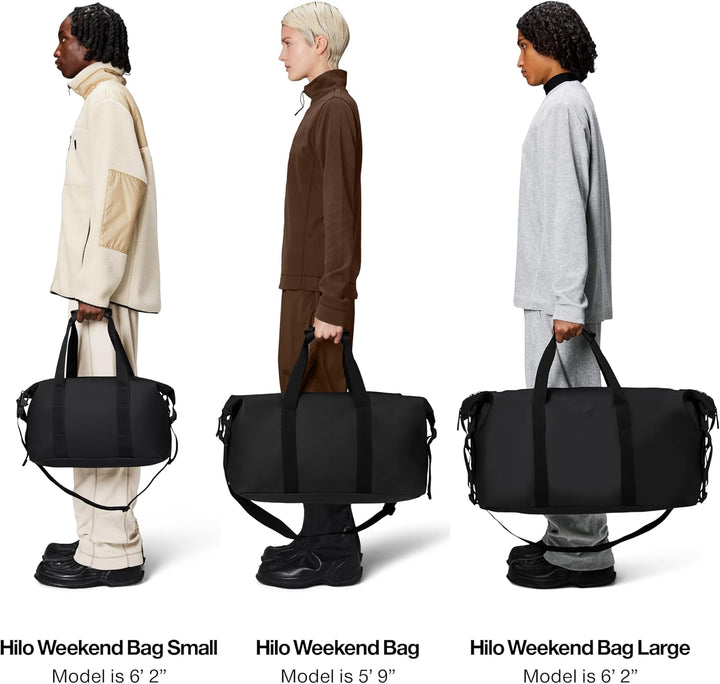 RAINS Hilo Weekend Bag - wasserdichte Reisetasche Blau, Blau