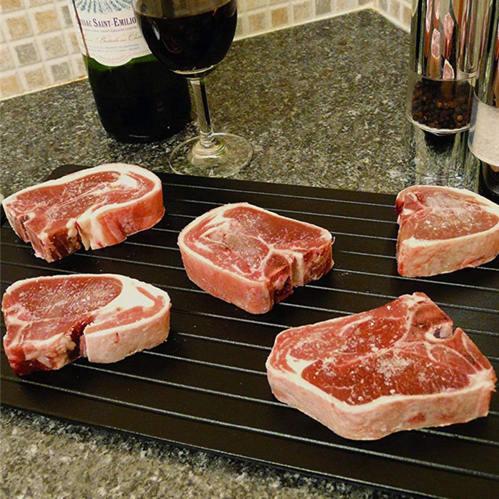 Schnelles Auftauen von Fleisch und Schneidebrett, schnelles Auftauen, Sicherheits-Schneidebrett, Unt