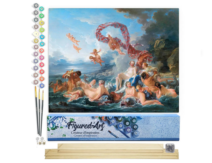Figured'Art Malen Nach Zahlen Erwachsene Mit Rahmen Der Triumph der Venus - François Boucher - Paint
