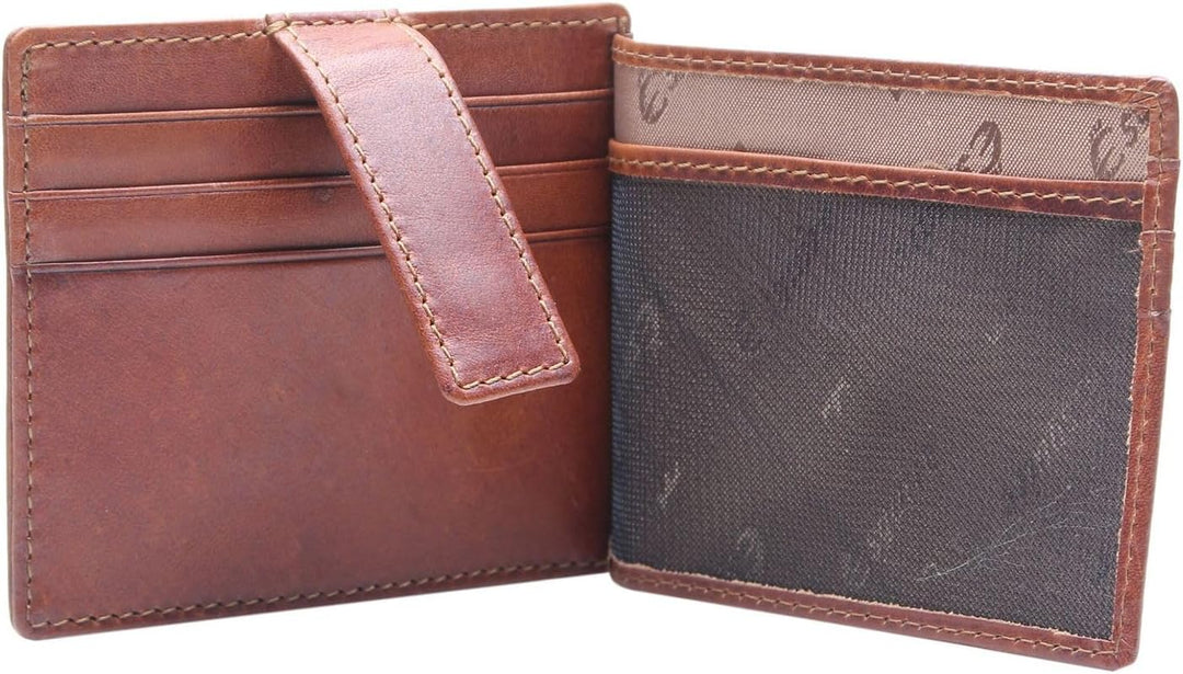 Esquire Oslo Kreditkartenetui RFID Leder 10 cm Brown Einheitsgrösse, Brown Einheitsgröße