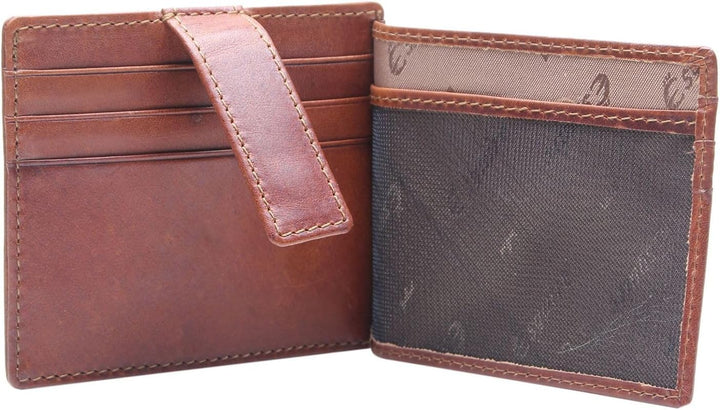 Esquire Oslo Kreditkartenetui RFID Leder 10 cm Brown Einheitsgrösse, Brown Einheitsgröße