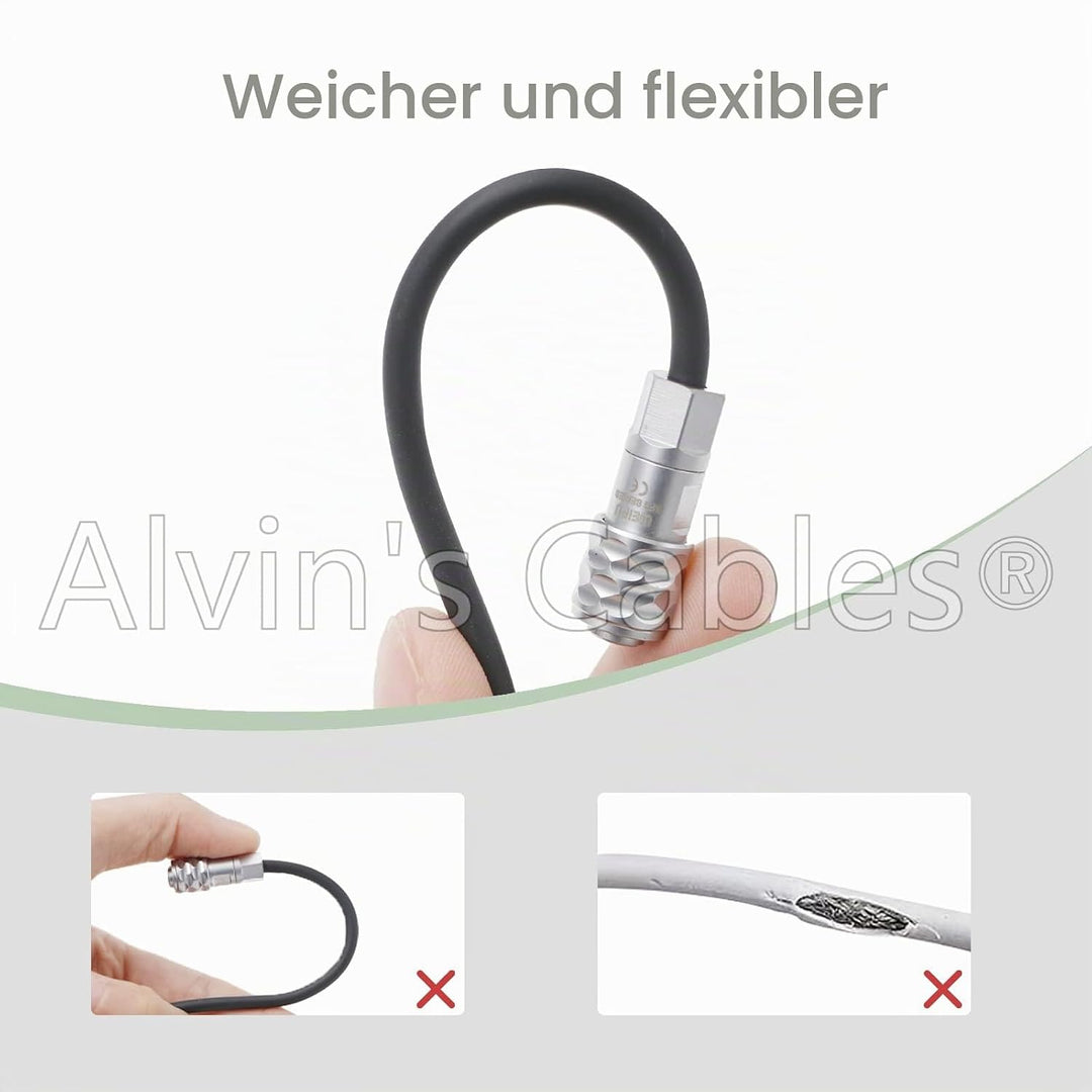 BMPCC-4K|6K Flexibles Stromkabel für Blackmagic-Pocket-Cinema-Camera von USB-C Typ-C PD-Power-Bank A