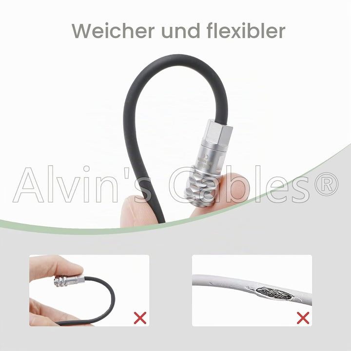 BMPCC-4K|6K Flexibles Stromkabel für Blackmagic-Pocket-Cinema-Camera von USB-C Typ-C PD-Power-Bank A