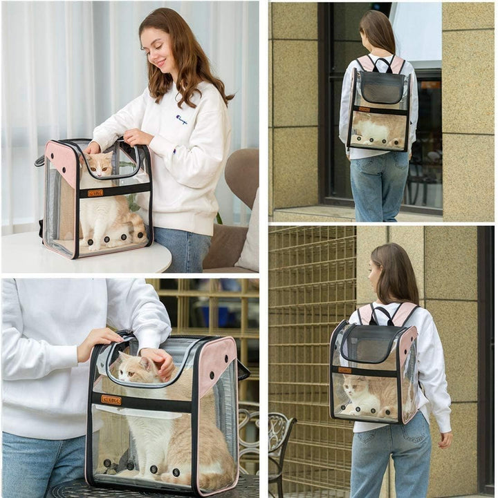 WEECOC Haustier tragen Transporttasche Rucksack Käfig Katze Hund Käfig Tragbare Haustier Tragetasche