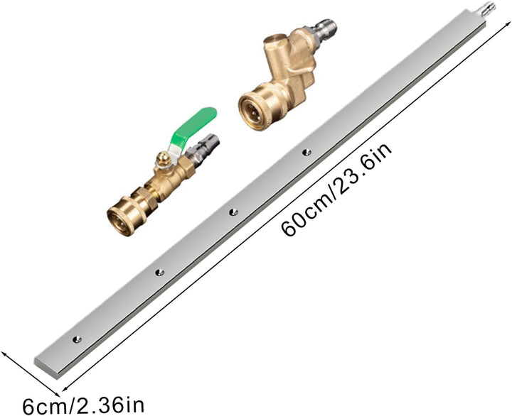 Kühlerreinigungsstab, Hochdruckreiniger, 61 cm, Auto-Kühlerreinigungsstab für LKW-Dachrinnenkondensa