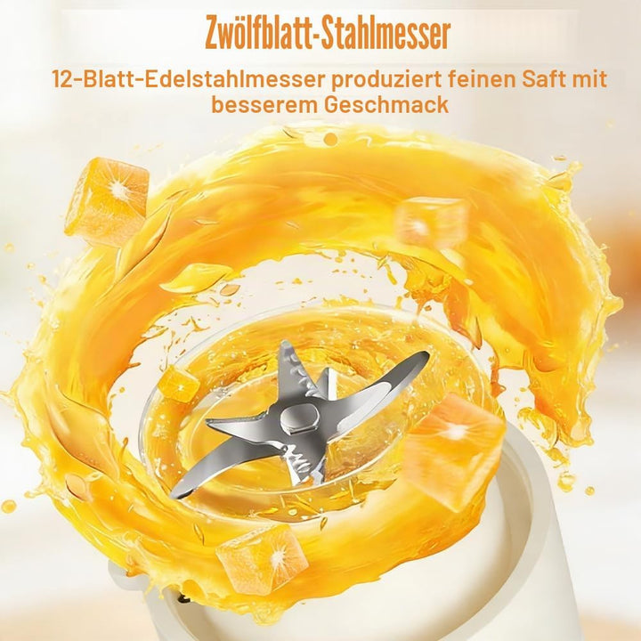 Tragbarer Mixer,450ml Smoothie Maker, Mini Jug Blender, Wiederaufladbarem USB Mini Standmixer, USB S
