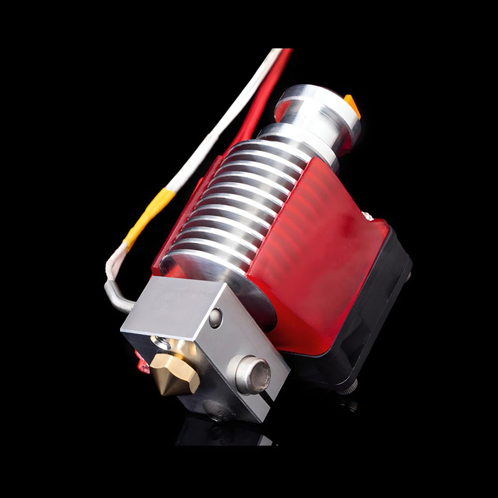V6 All Metal Hotend 12V 40W Direct & Bowden Kit,V6 Messing Düsen 0.4mm,Heatbreak Titanlegierung,Lüft