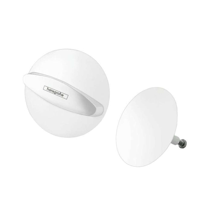 hansgrohe Flexaplus Wanneneinlauf Fertigset, Mattweiss, Mattweiss