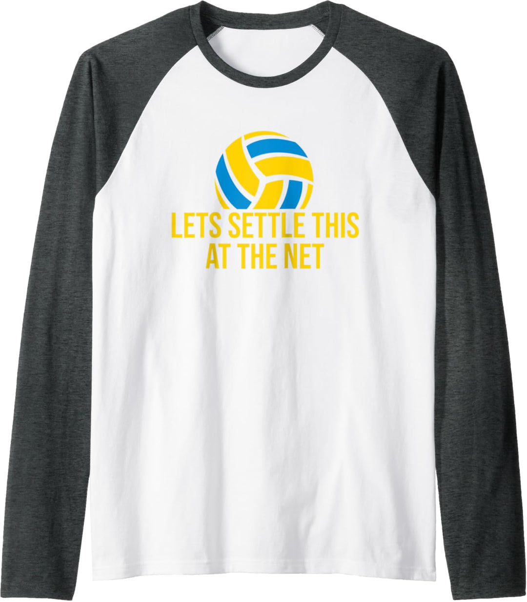 Volleyballer Lass Uns Das Am Netz Regeln - Volleyball Raglan