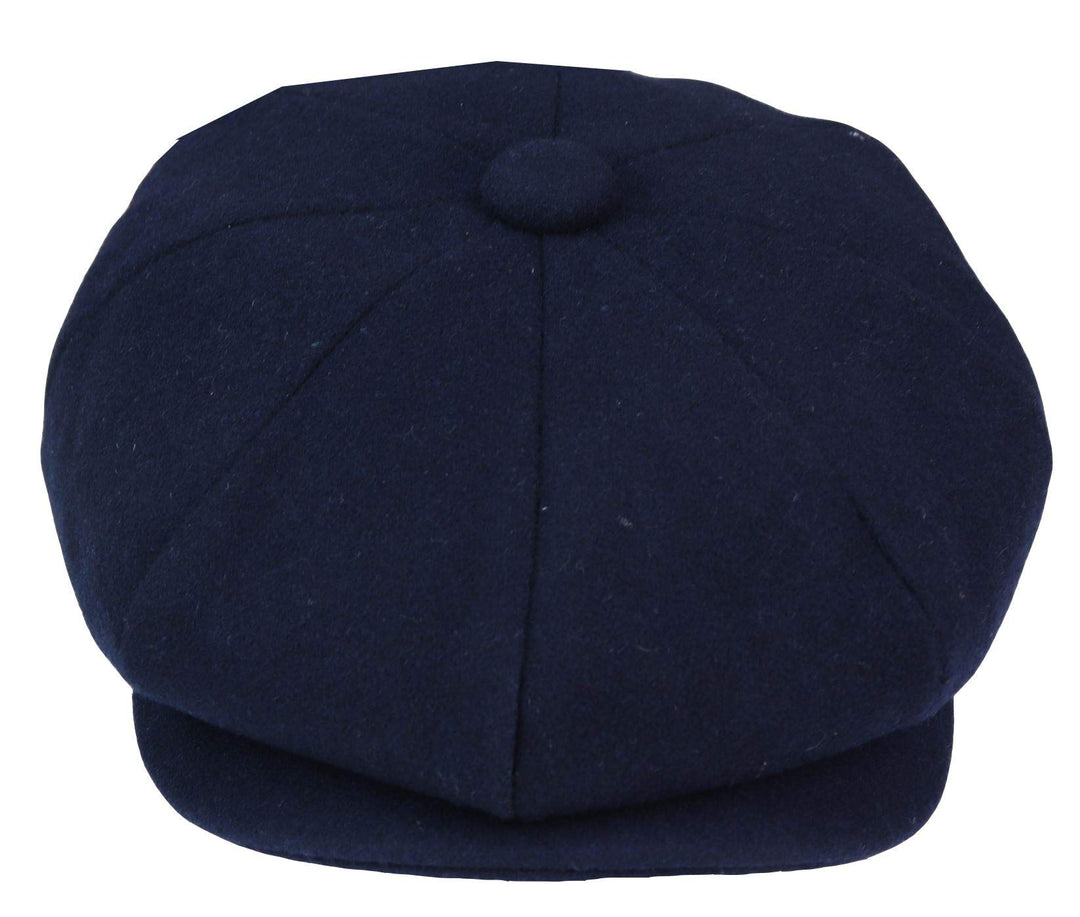 TruClothing.com Herren Mütze Fischgräte Tweed Design Grandad Stil Rabatt Preis S marineblau, S marin