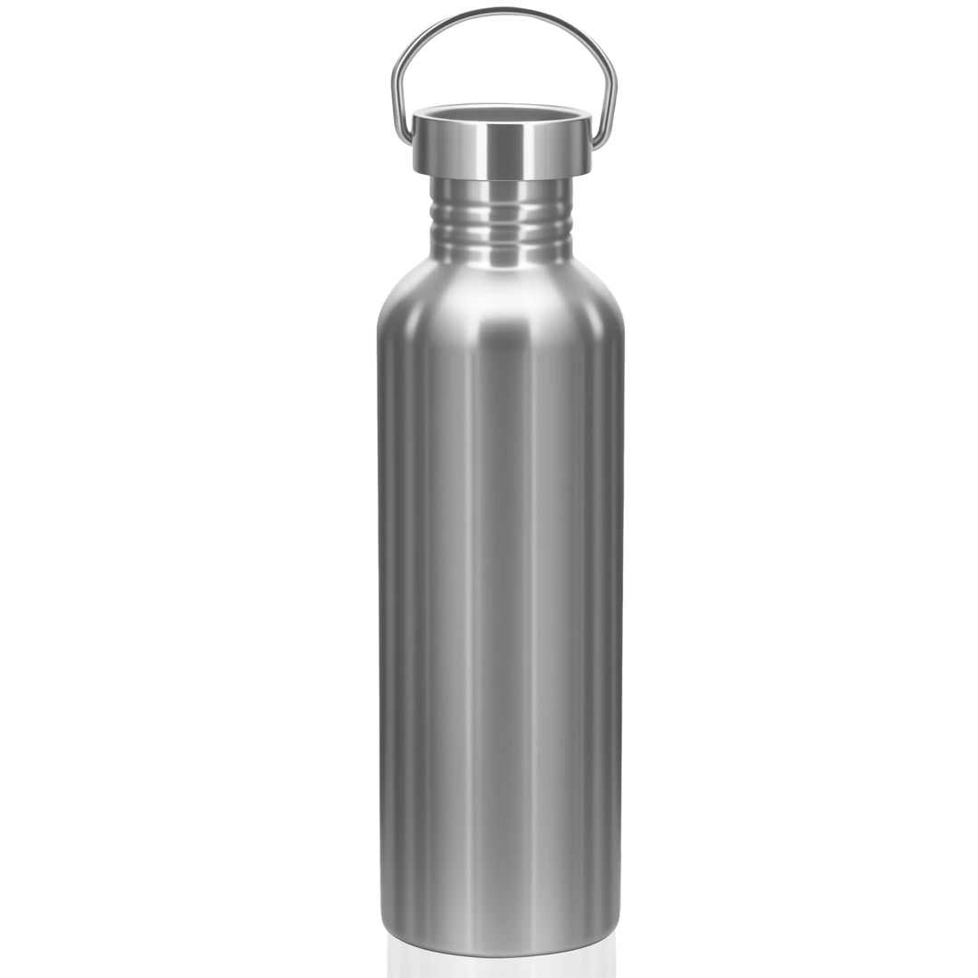 Trinkflasche Edelstahl 1L - Thermosflasche BPA-Frei, Kohlensäure Geeignet Auslaufsicher Sportflasche